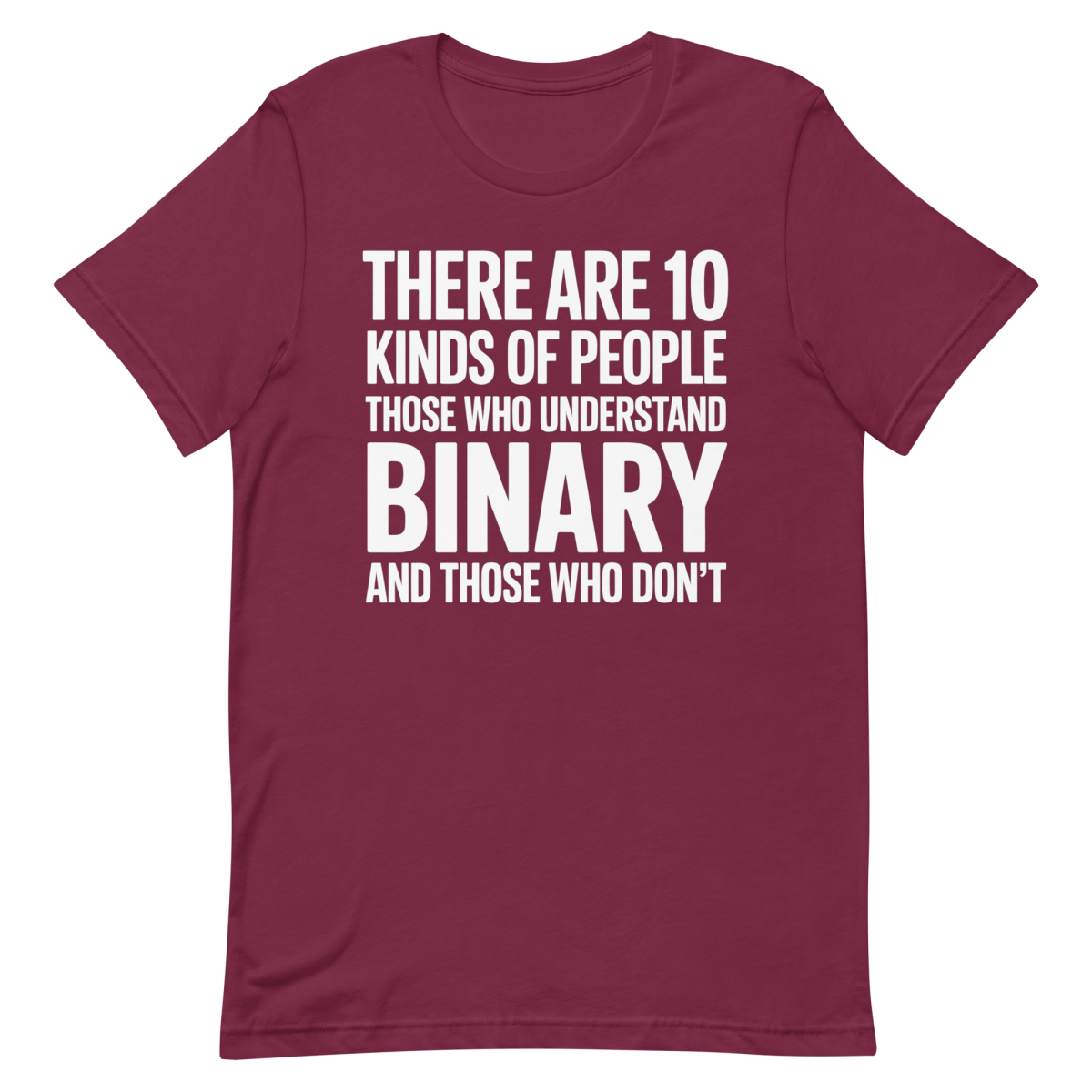 10 Types Binary - Developer T-shirt - techmerch.io