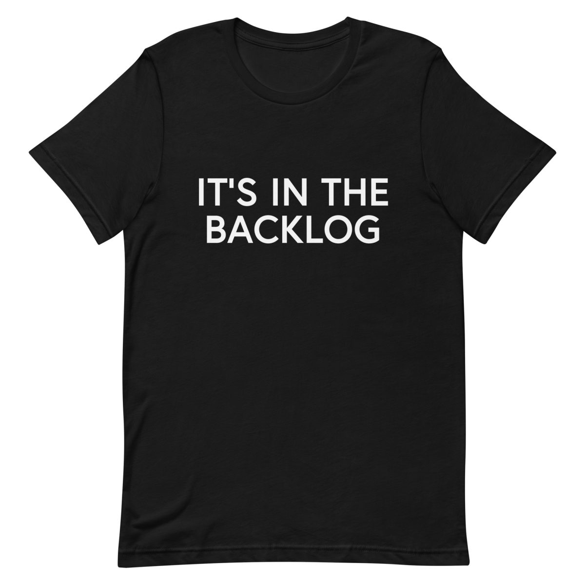 In The Backlog agile developer manager - Developer T-shirt - techmerch.io
