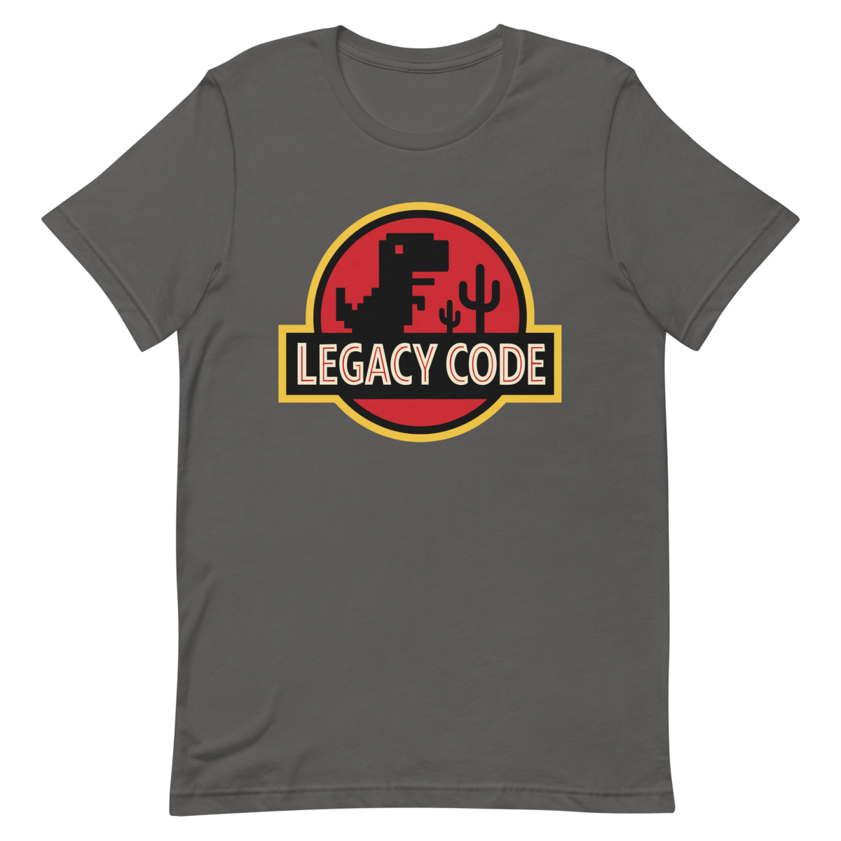 Legacy Code Dinosaur cartoon coding developer - Developer T-shirt - techmerch.io