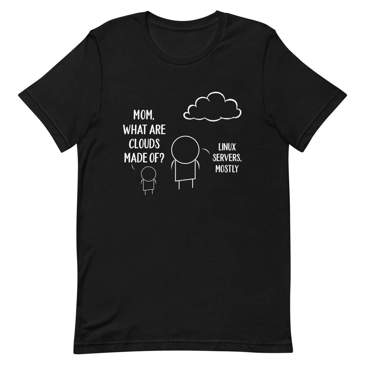 Linux Cloud Mom - Developer T-shirt - techmerch.io