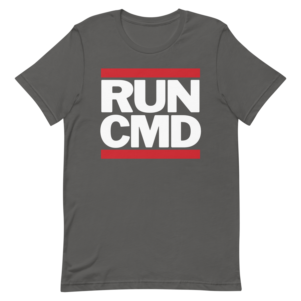 RUN CMD developer logo sysadmin - Developer T-shirt - techmerch.io