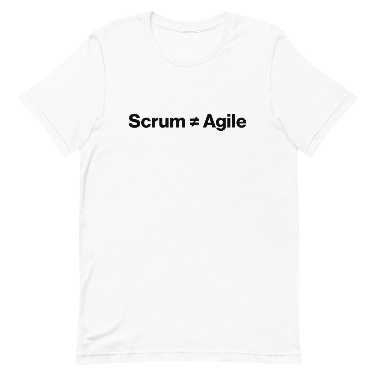 Scrum ≠ Agile agile clever developer - Developer T-shirt - techmerch.io