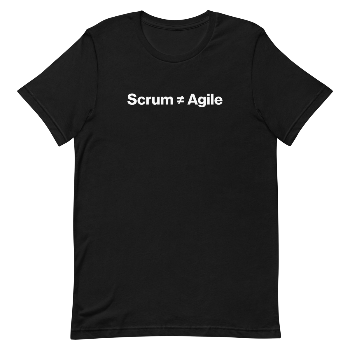 Scrum ≠ Agile agile clever developer - Developer T-shirt - techmerch.io