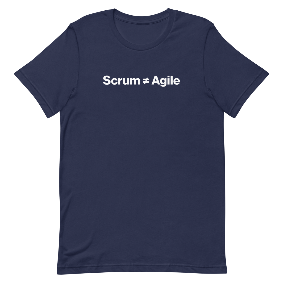 Scrum ≠ Agile agile clever developer - Developer T-shirt - techmerch.io