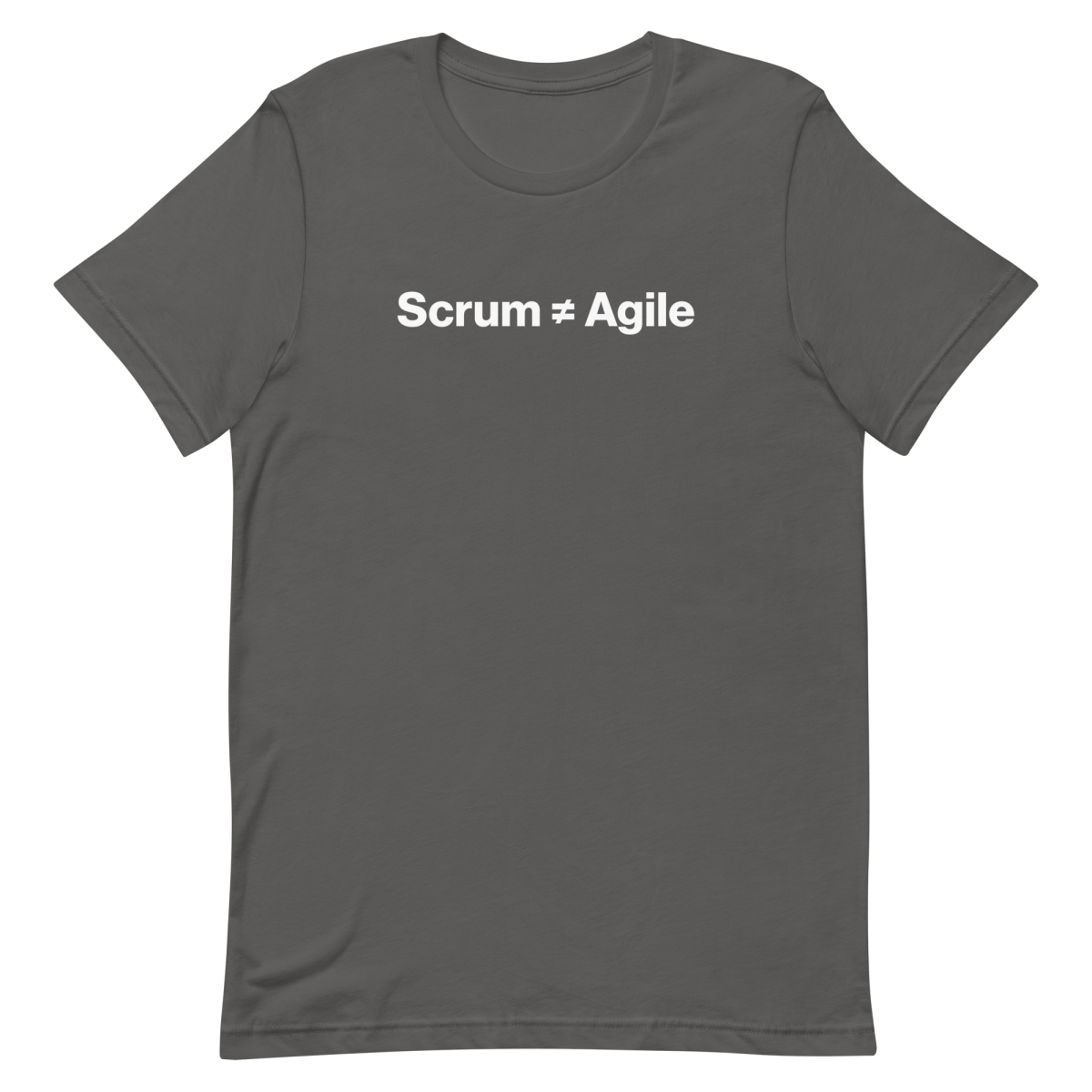 Scrum ≠ Agile agile clever developer - Developer T-shirt - techmerch.io