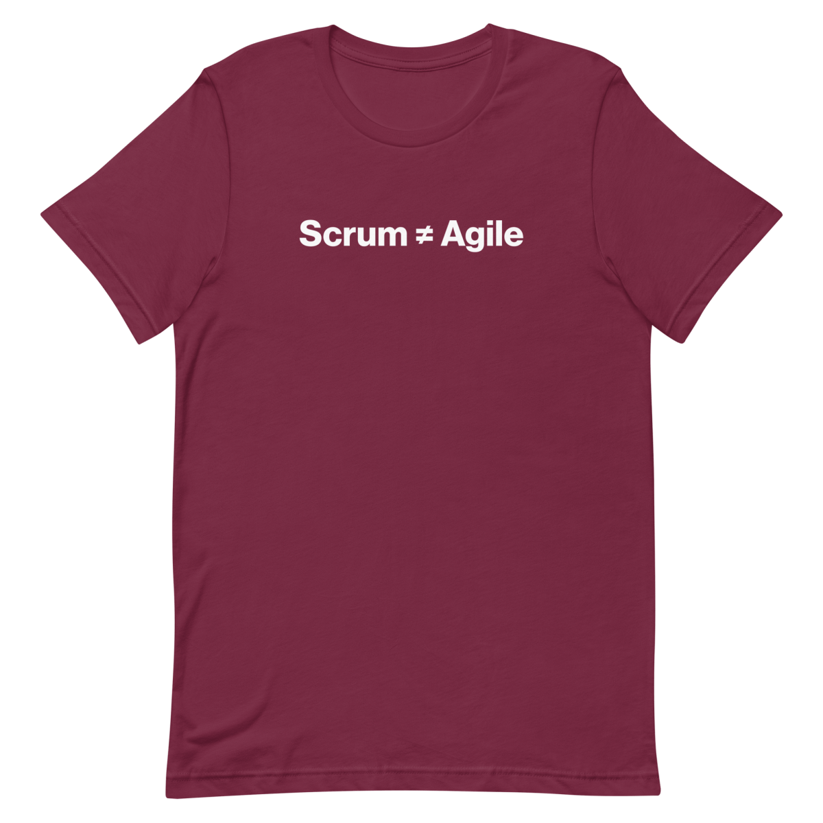 Scrum ≠ Agile agile clever developer - Developer T-shirt - techmerch.io