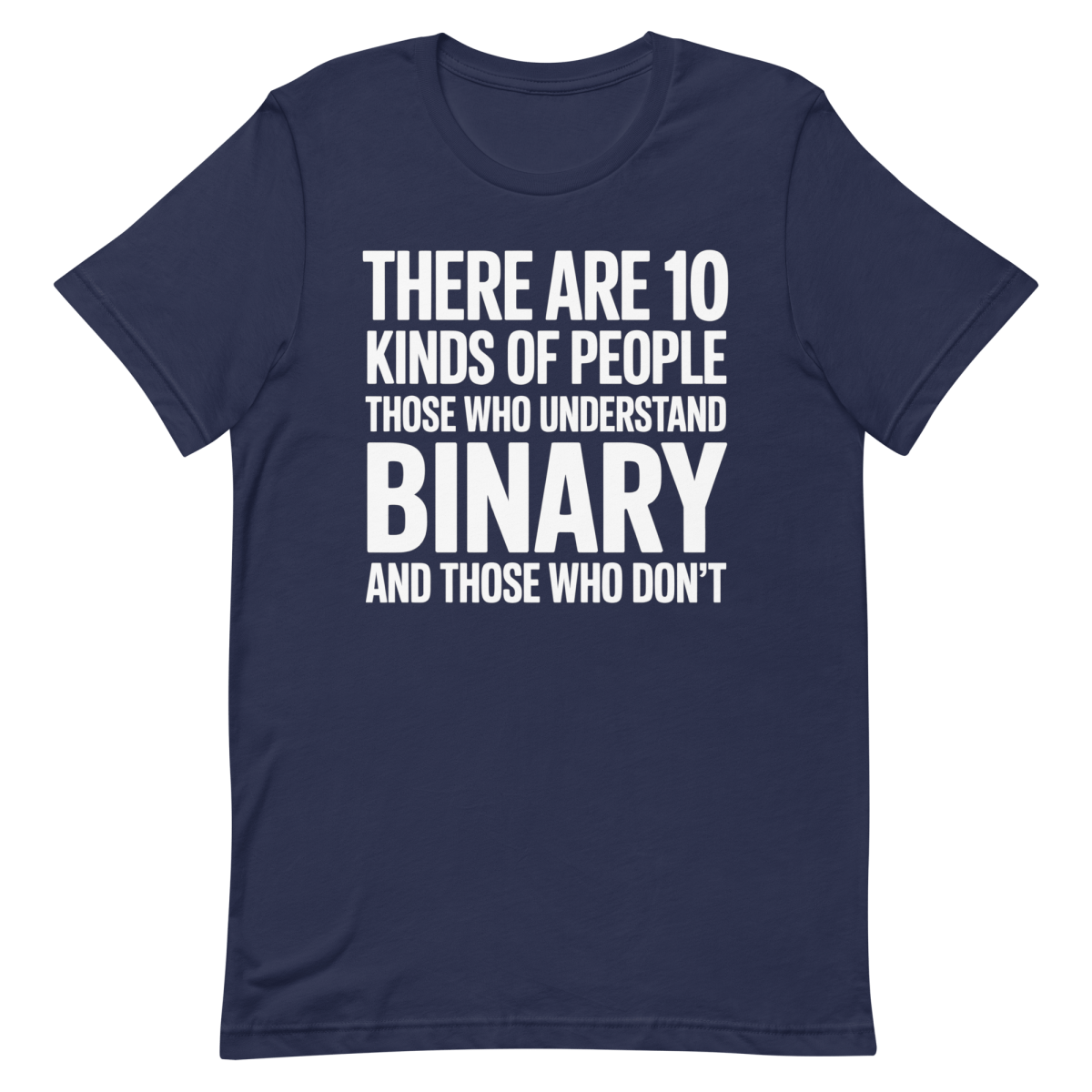 10 Types Binary - Developer T-shirt - techmerch.io