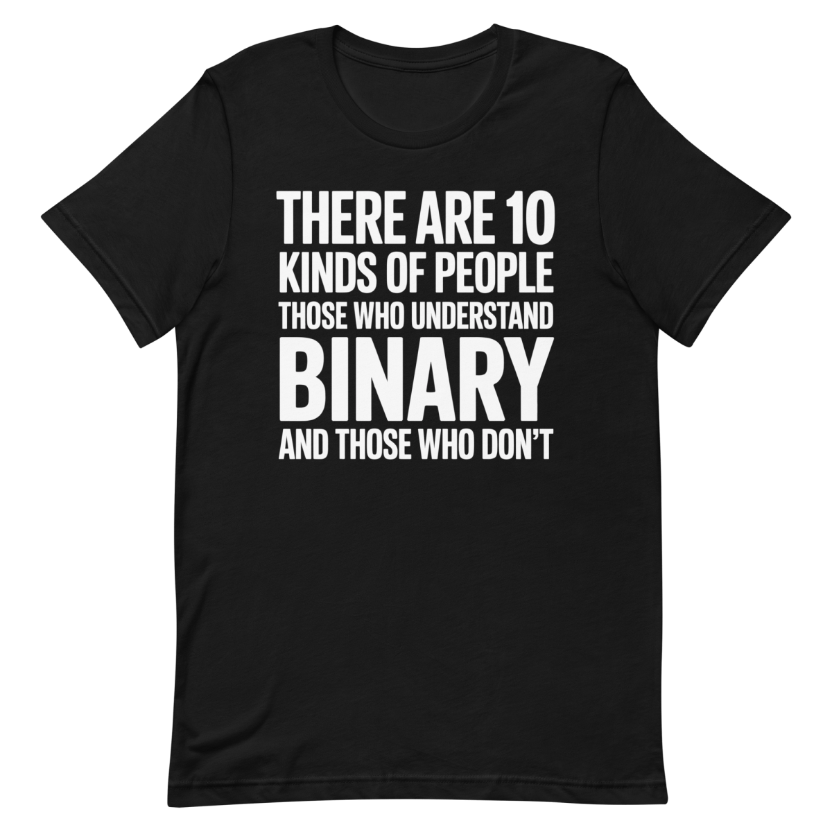 10 Types Binary - Developer T-shirt - techmerch.io