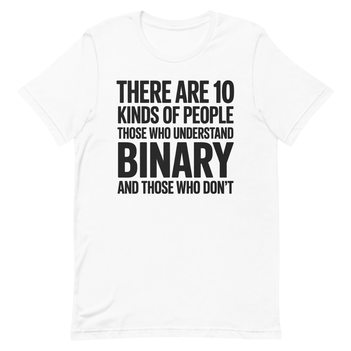 10 Types Binary - Developer T-shirt - techmerch.io