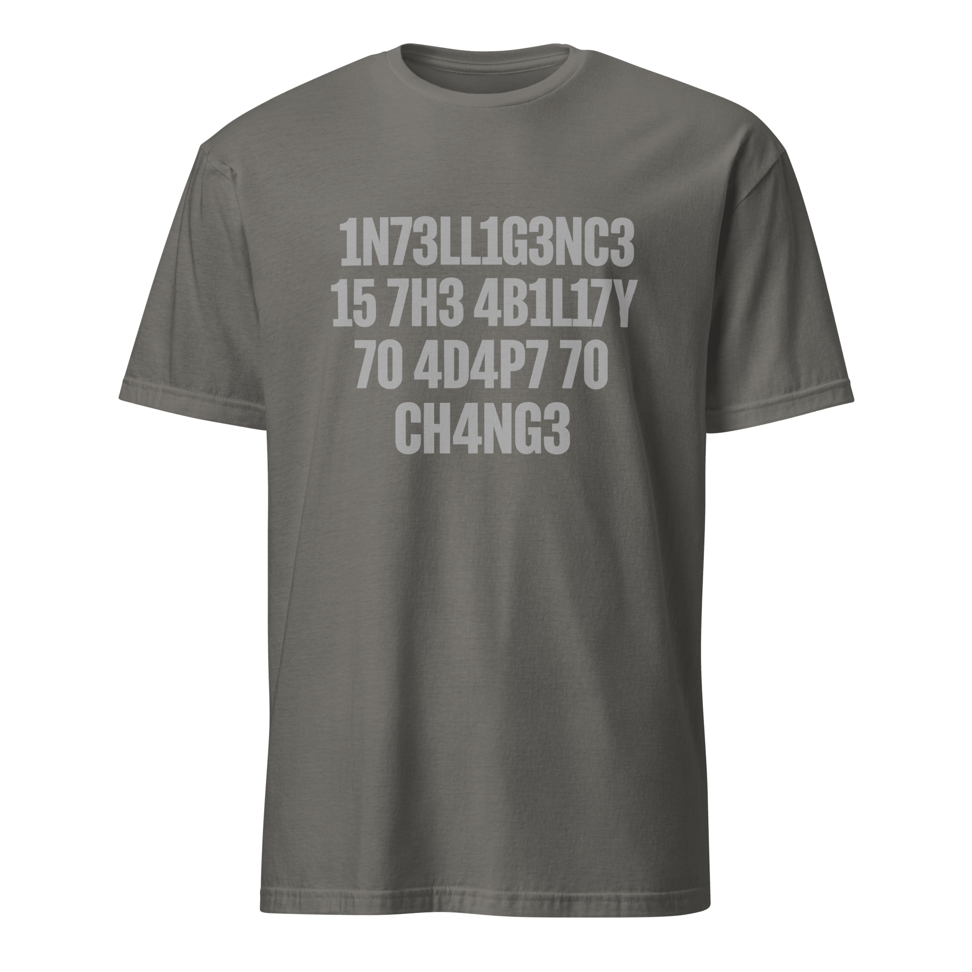 1n73ll1g3nc3 4d4p7 code full - search 1n73ll1g3nc3 15 7h3 4b1l17y 70 4d4p7 70 ch4ng3 minimalist - Developer T-shirt - techmerch.io