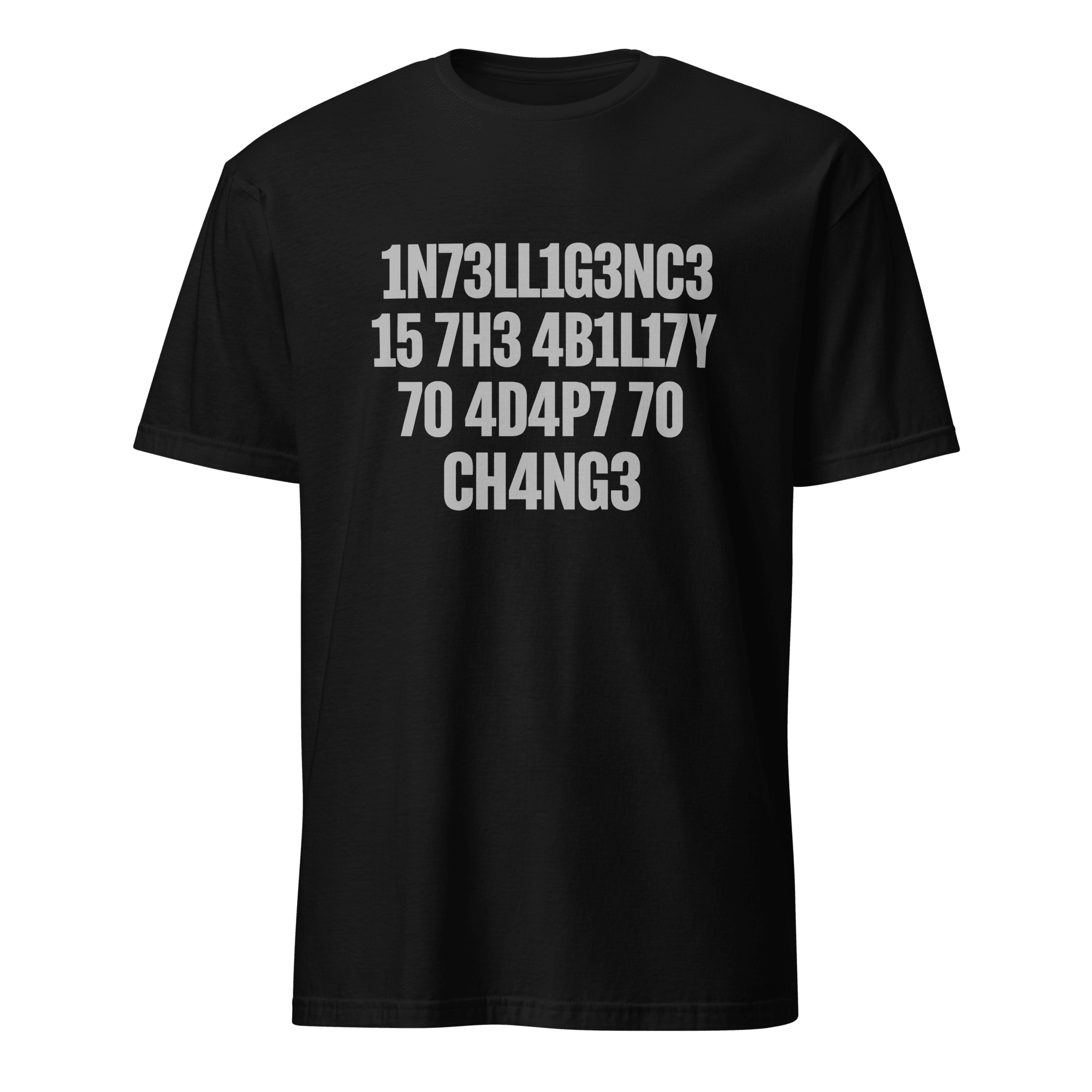 1n73ll1g3nc3 4d4p7 code full - search 1n73ll1g3nc3 15 7h3 4b1l17y 70 4d4p7 70 ch4ng3 minimalist - Developer T-shirt - techmerch.io