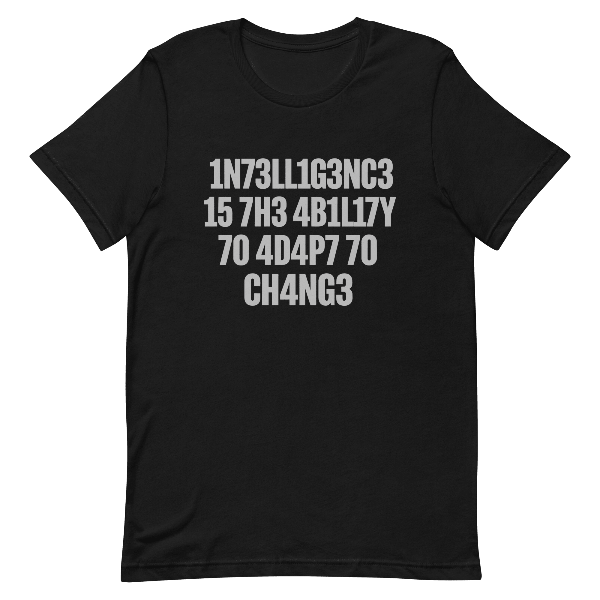 1n73ll1g3nc3 4d4p7 code full - search 1n73ll1g3nc3 15 7h3 4b1l17y 70 4d4p7 70 ch4ng3 minimalist - Developer T-shirt - techmerch.io
