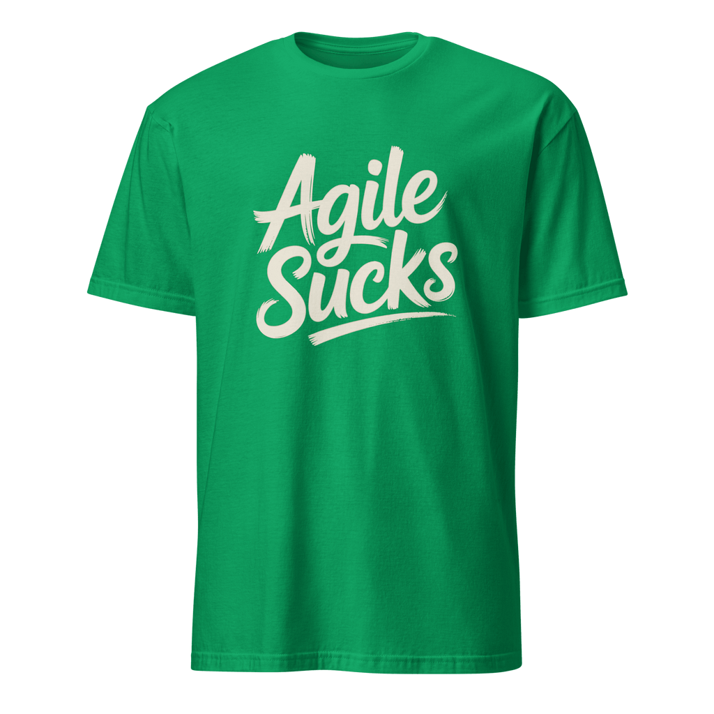 Agile Sucks agile full - search agile sucks new - Developer T-shirt - techmerch.io