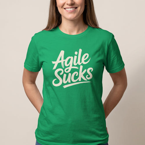 Agile Sucks agile full - search agile sucks new - Developer T-shirt - techmerch.io