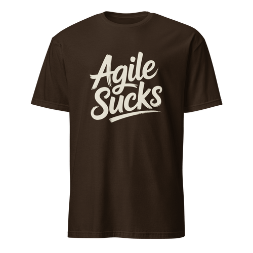 Agile Sucks agile full - search agile sucks new - Developer T-shirt - techmerch.io
