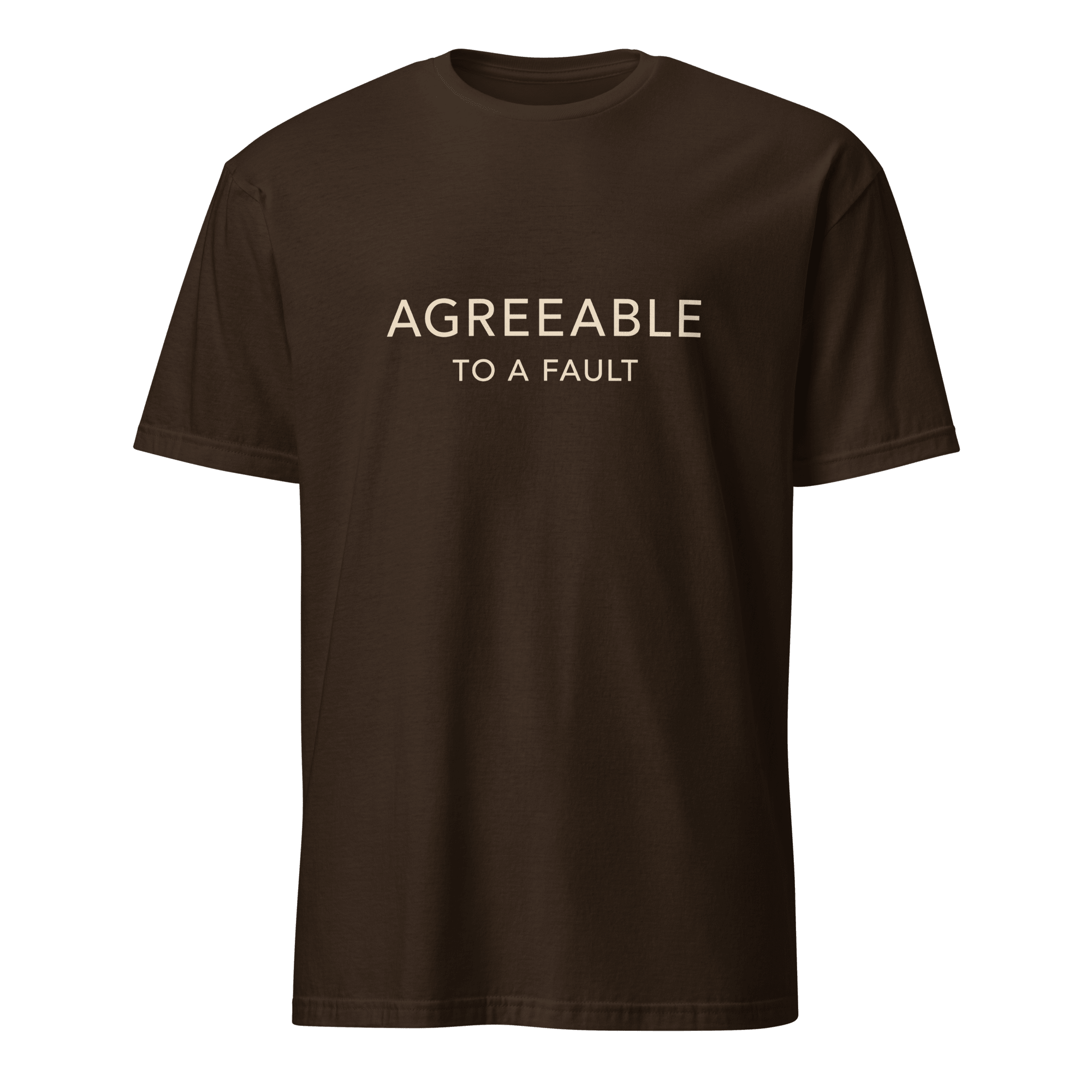 Agreeable To A Fault ai full-search Agreeable To A Fault minimalist - Developer T-shirt - techmerch.io