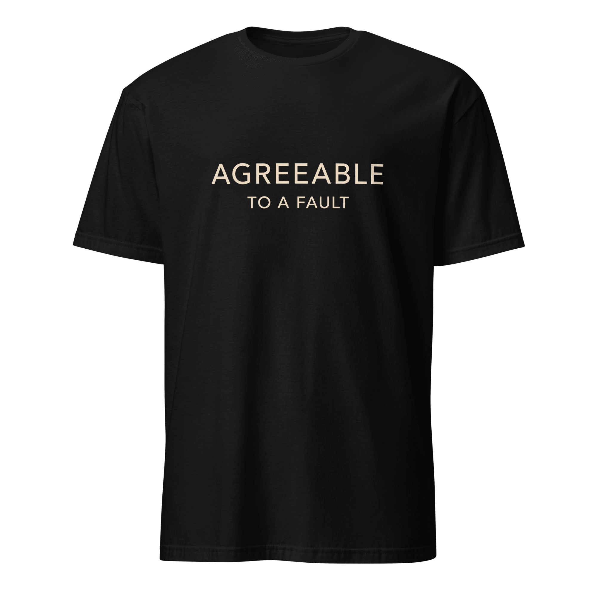 Agreeable To A Fault ai full-search Agreeable To A Fault minimalist - Developer T-shirt - techmerch.io