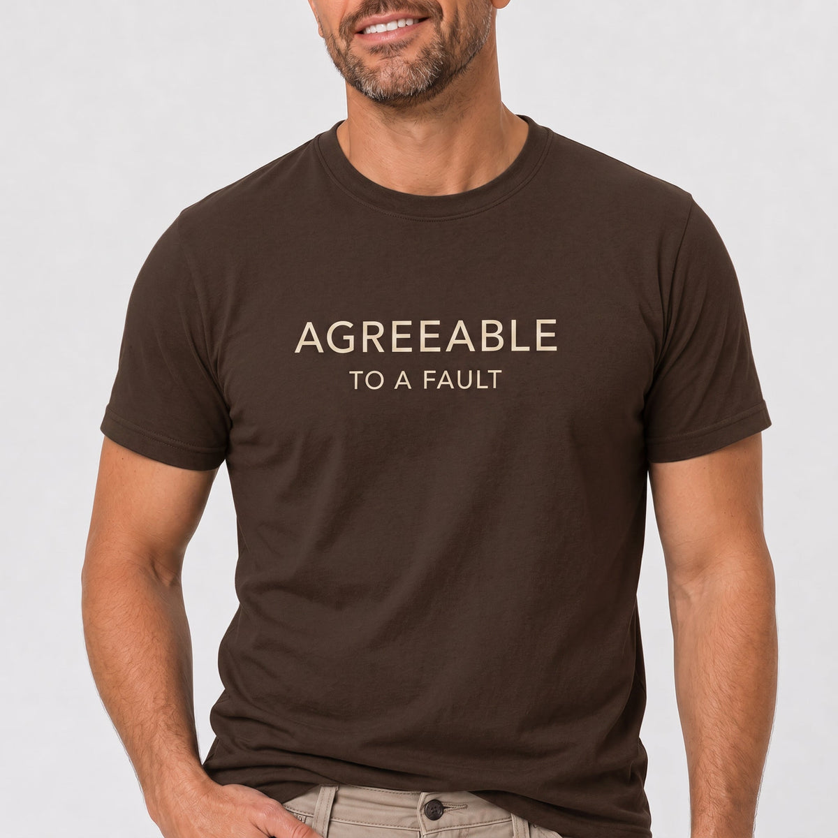 Agreeable To A Fault ai full-search Agreeable To A Fault minimalist - Developer T-shirt - techmerch.io