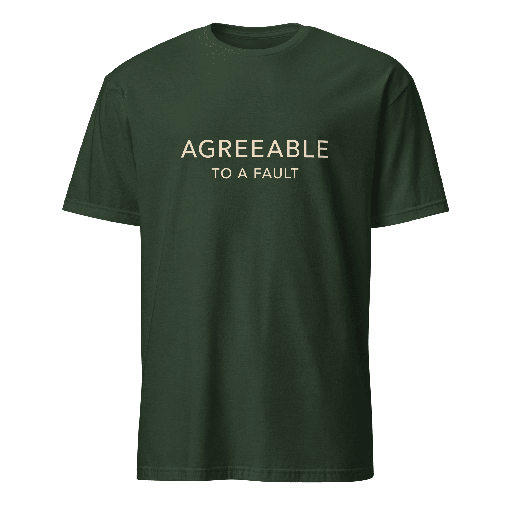 Agreeable To A Fault ai full-search Agreeable To A Fault minimalist - Developer T-shirt - techmerch.io