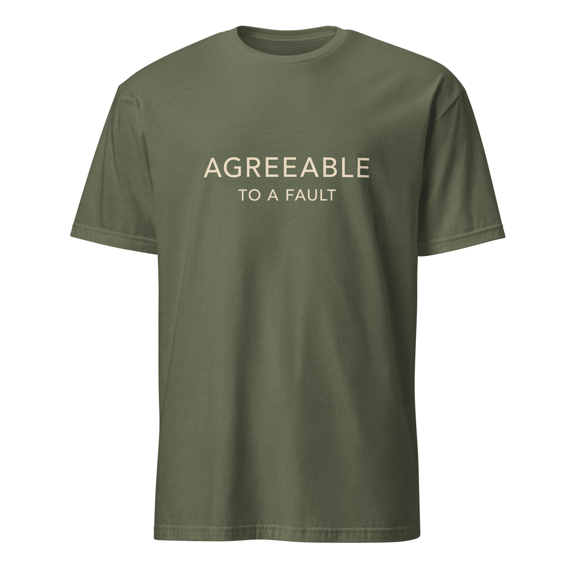 Agreeable To A Fault ai full-search Agreeable To A Fault minimalist - Developer T-shirt - techmerch.io