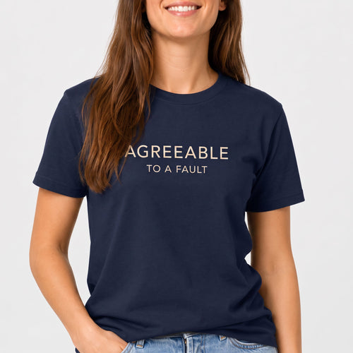 Agreeable To A Fault ai full-search Agreeable To A Fault minimalist - Developer T-shirt - techmerch.io