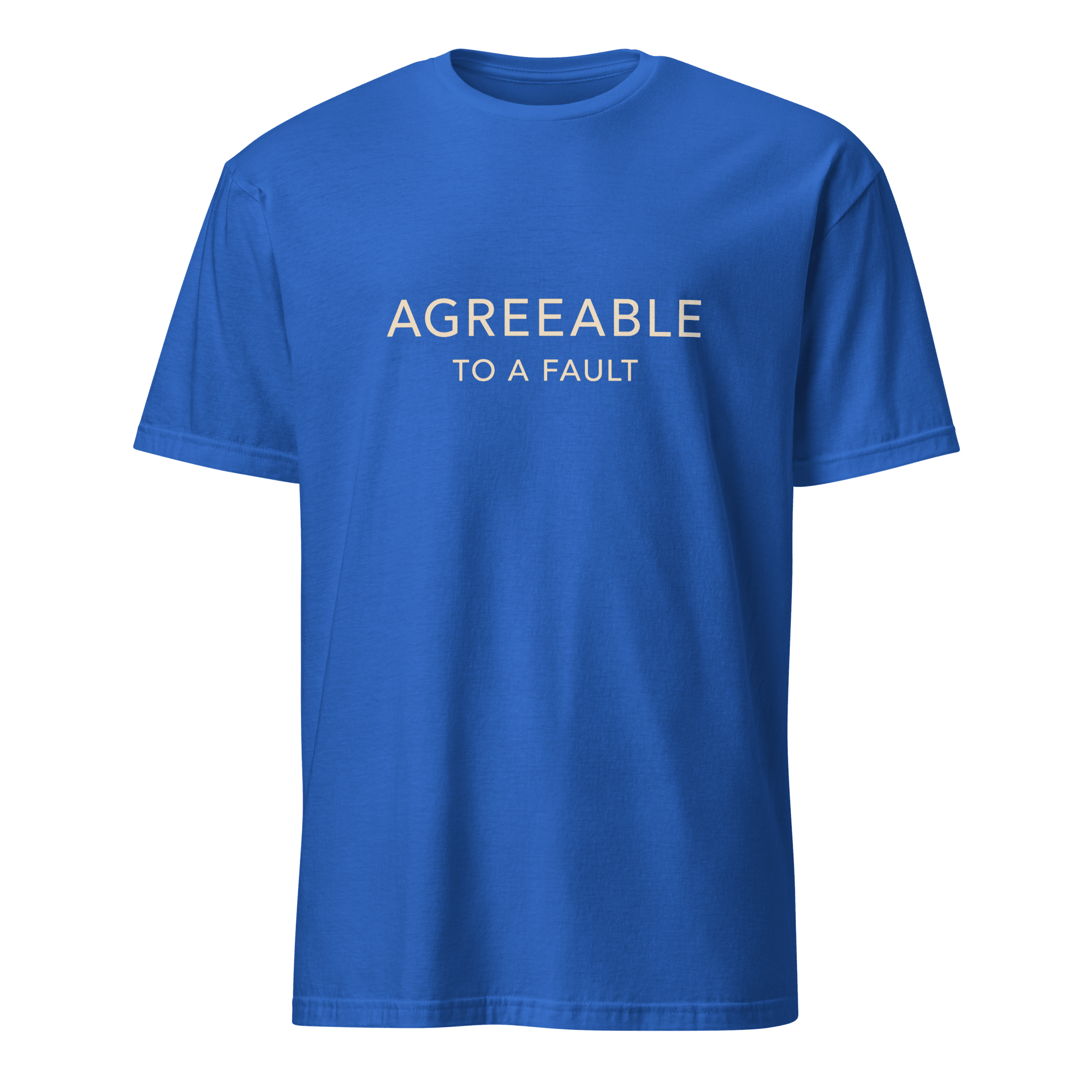 Agreeable To A Fault ai full-search Agreeable To A Fault minimalist - Developer T-shirt - techmerch.io