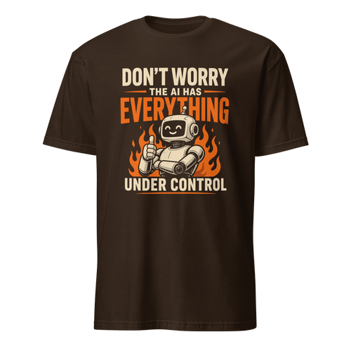 AI Has It Under Control ai deadpan satire - Developer T-shirt - techmerch.io