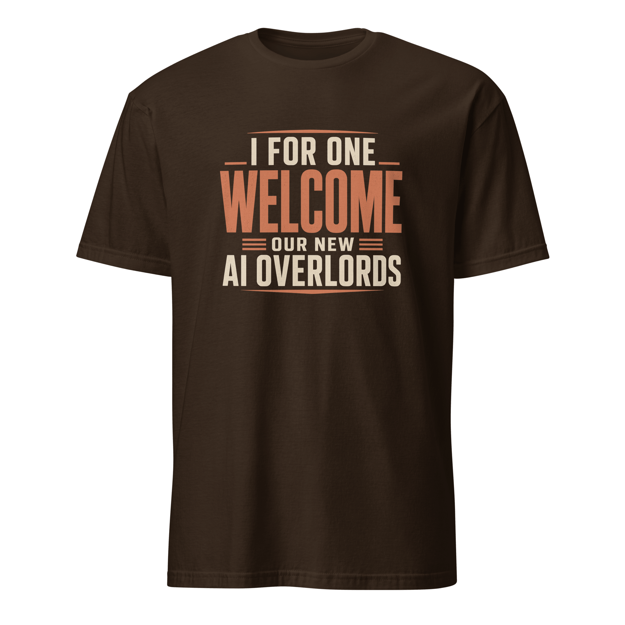 AI Overlords ai satire statement - Developer T-shirt - techmerch.io