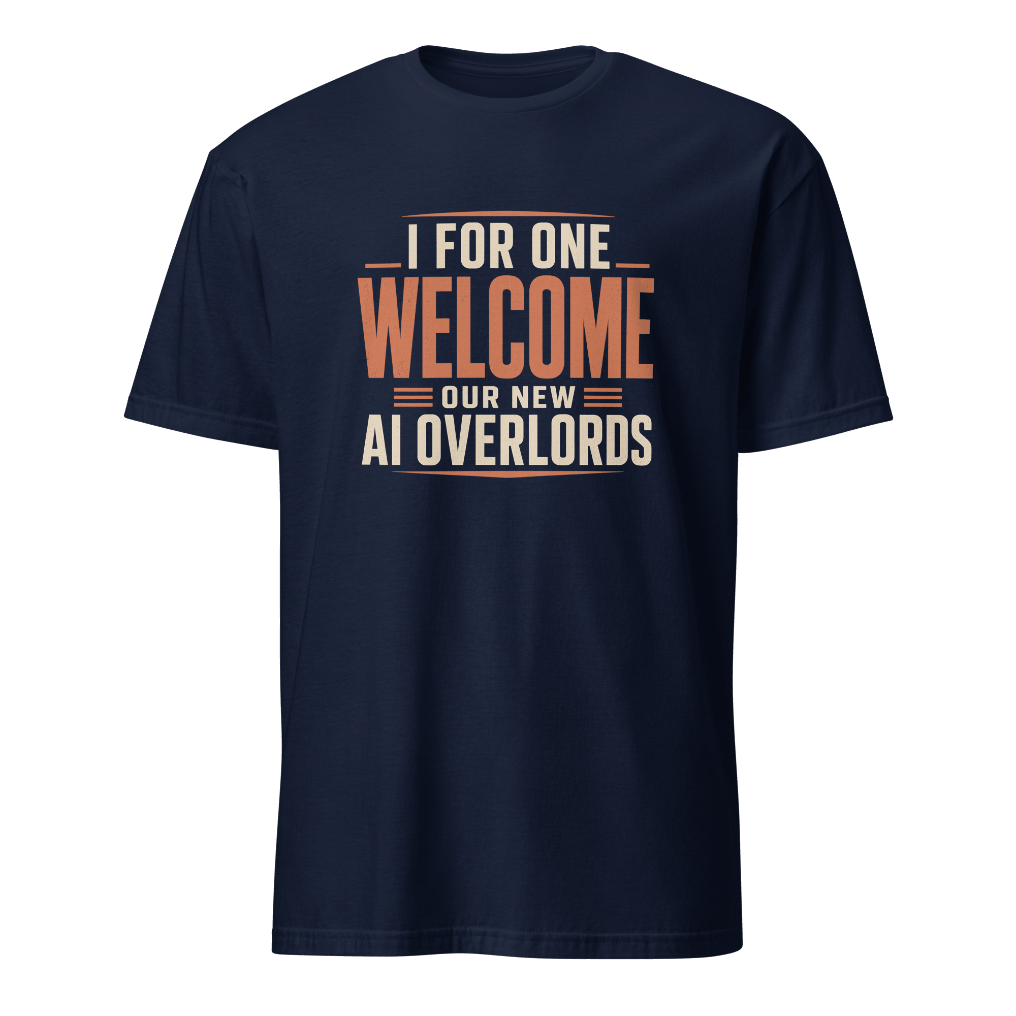 AI Overlords ai satire statement - Developer T-shirt - techmerch.io