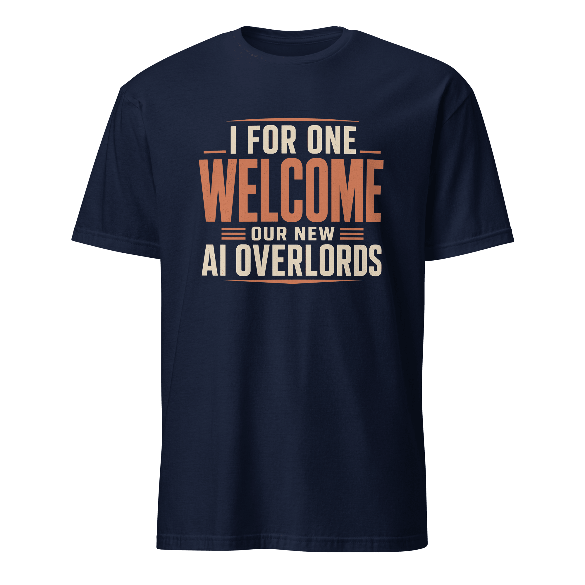 AI Overlords ai satire statement - Developer T-shirt - techmerch.io