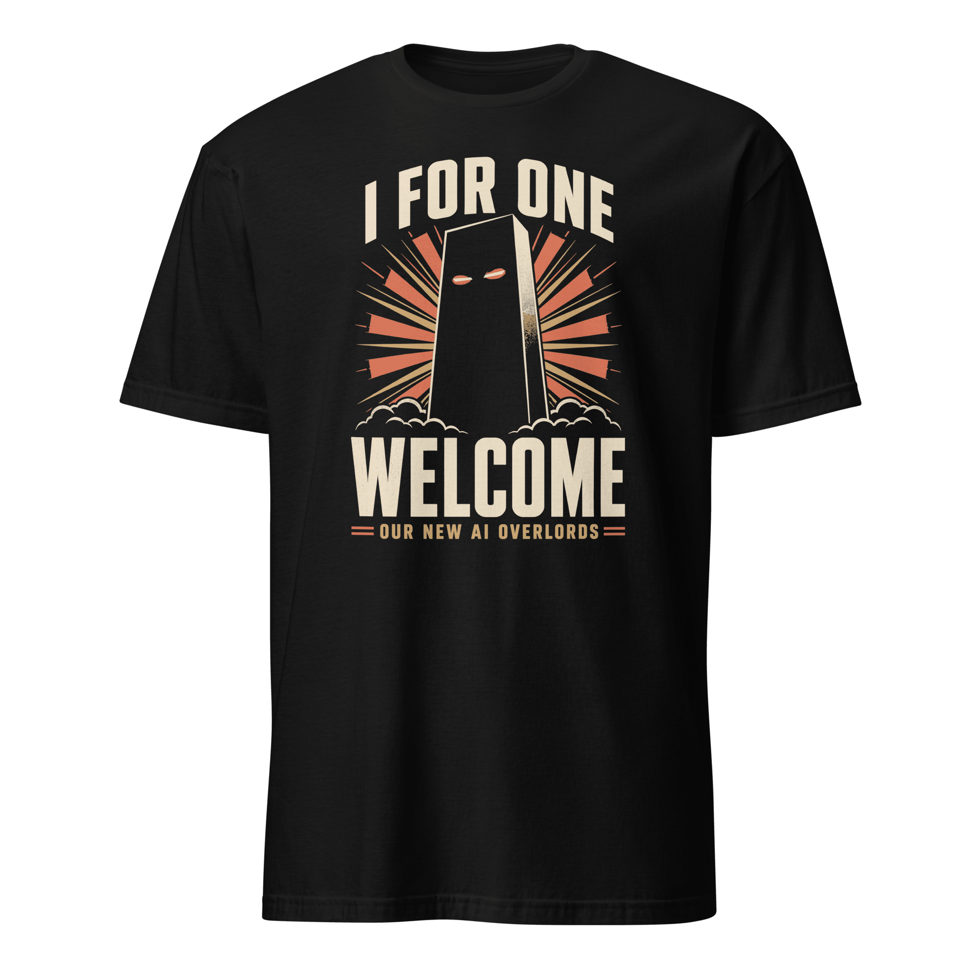 AI Overlords ai satire statement - Developer T-shirt - techmerch.io