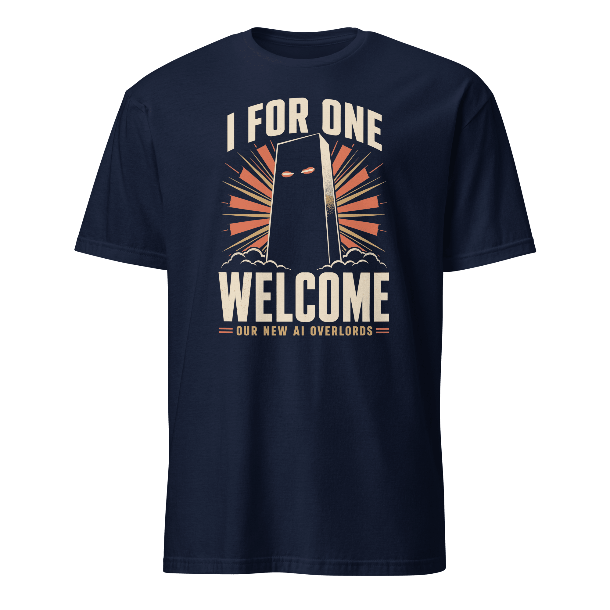 AI Overlords ai satire statement - Developer T-shirt - techmerch.io