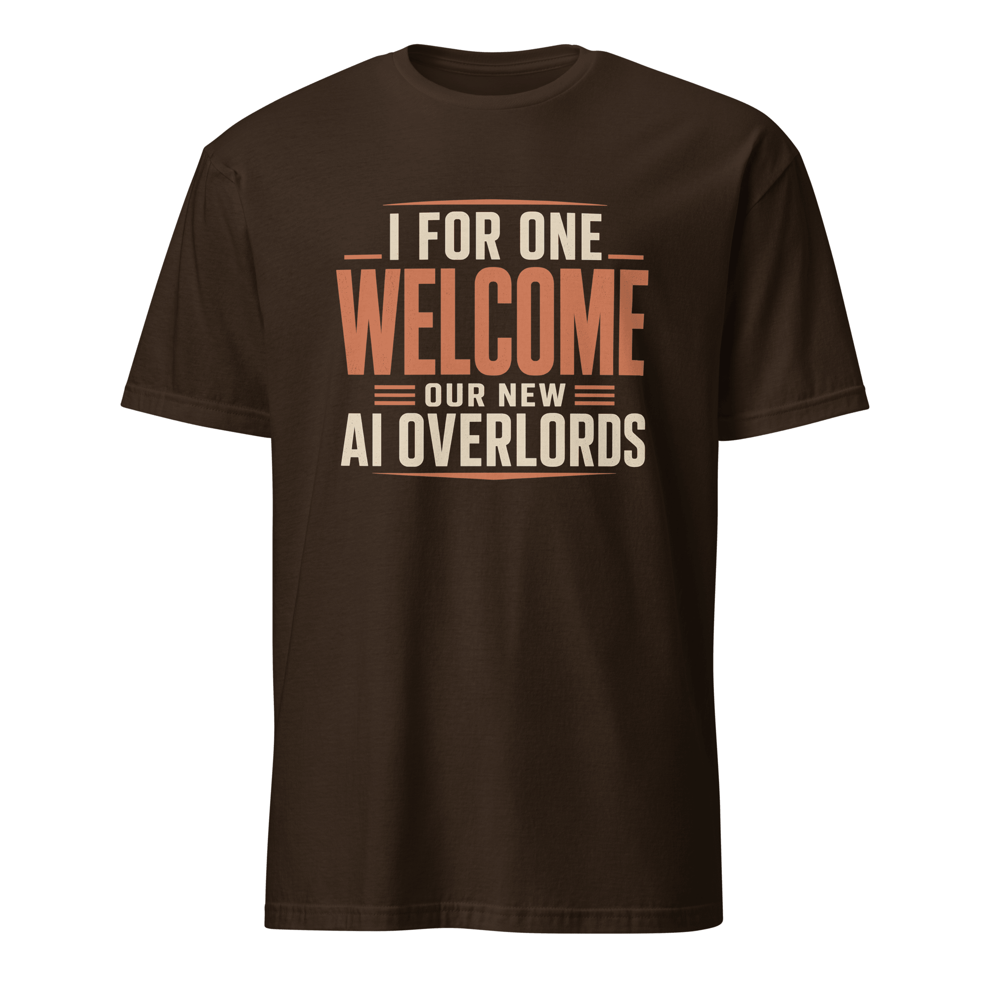 AI Overlords ai satire statement - Developer T-shirt - techmerch.io