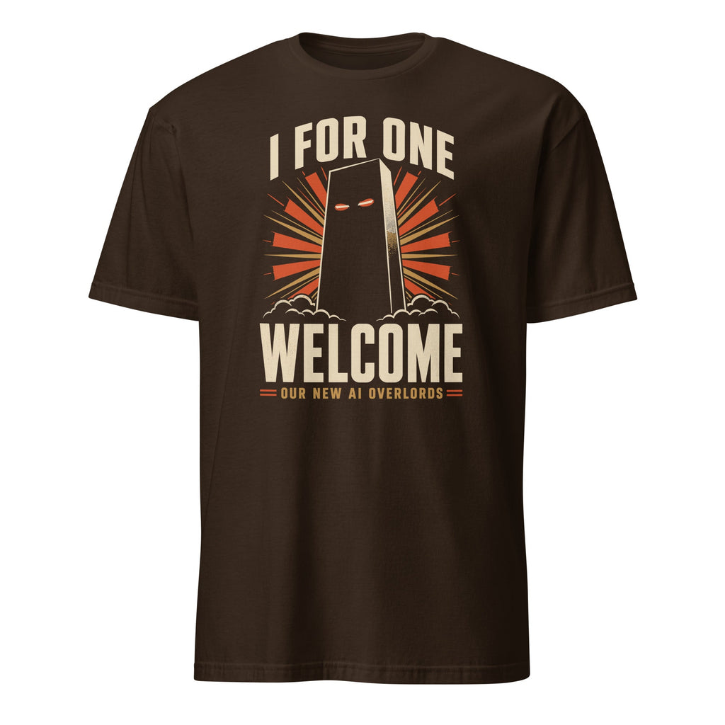 AI Overlords ai satire statement - Developer T-shirt - techmerch.io