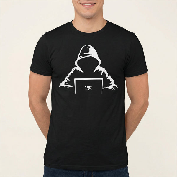 Anonymous Hacker cartoon full - search the anonymous hacker security - Developer T-shirt - techmerch.io