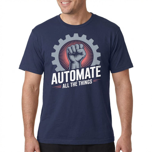 Automate Everything automation devops full - search automate all the things - Developer T-shirt - techmerch.io