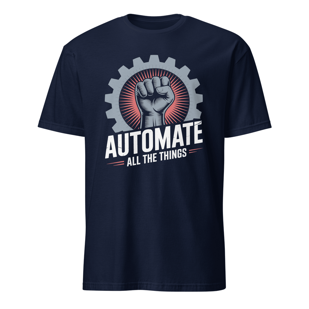 Automate Everything automation devops full - search automate all the things - Developer T-shirt - techmerch.io