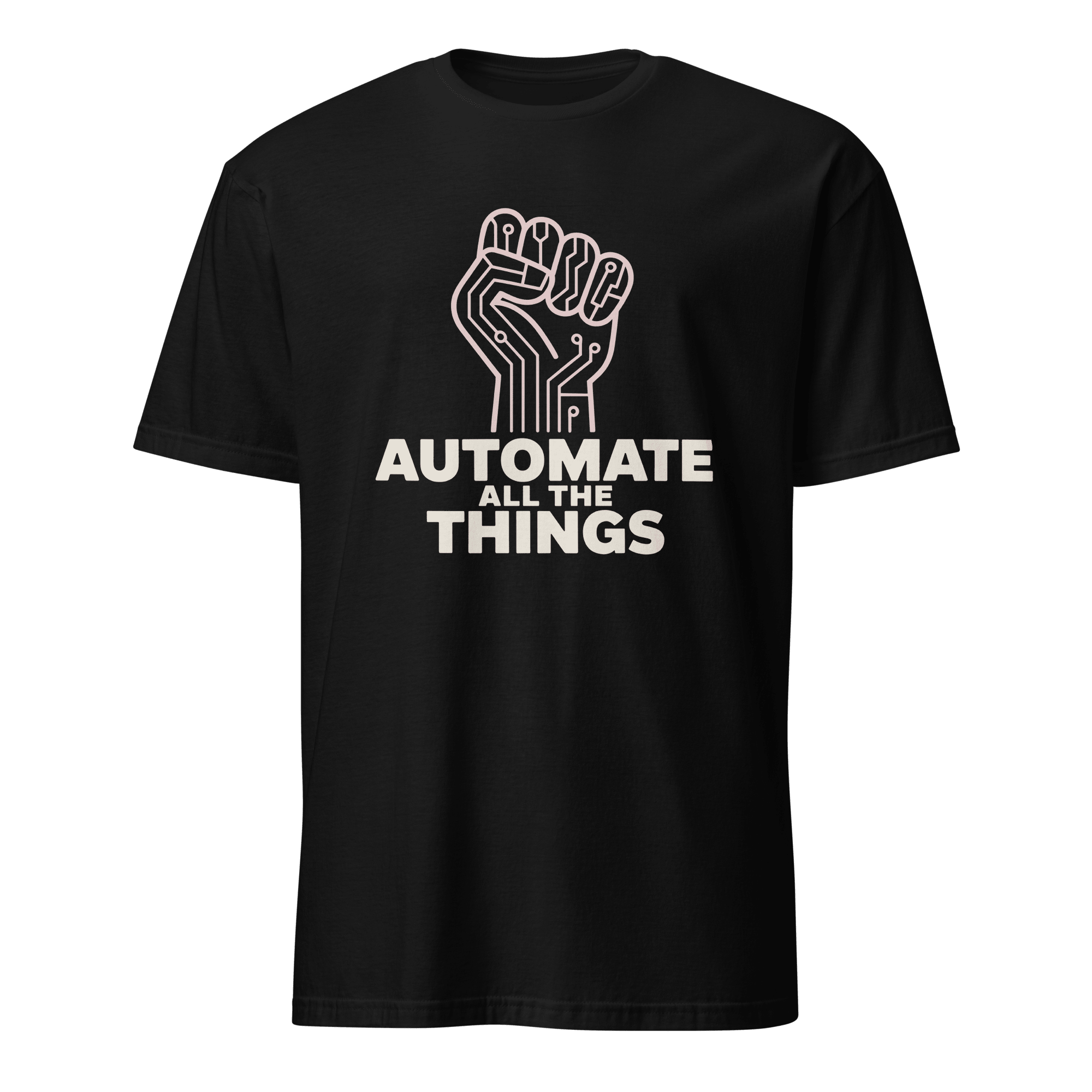 Automate Uprising automation devops full - search automate all the things - Developer T-shirt - techmerch.io