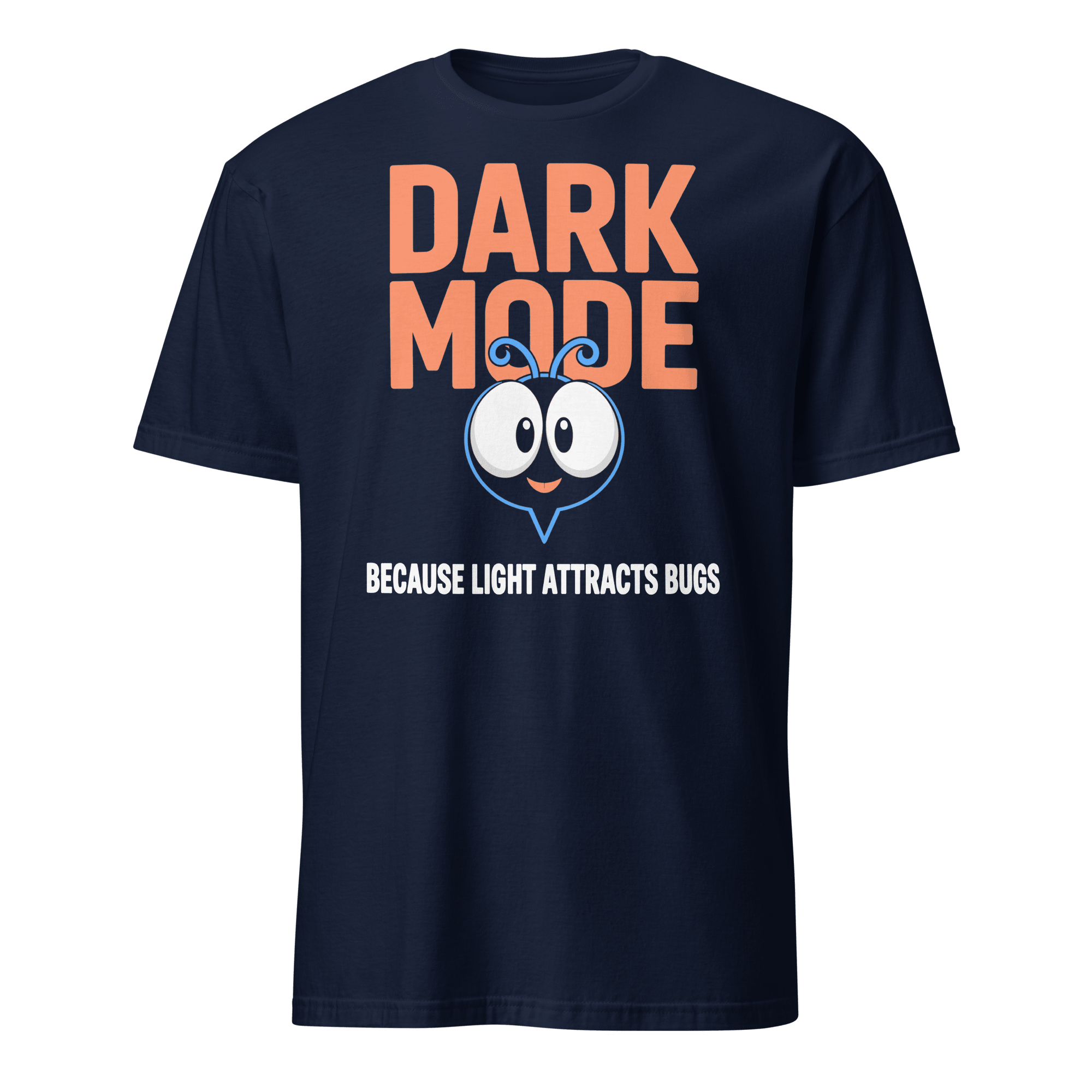 Avoid The Bugs bugs cartoon darkmode - Developer T-shirt - techmerch.io