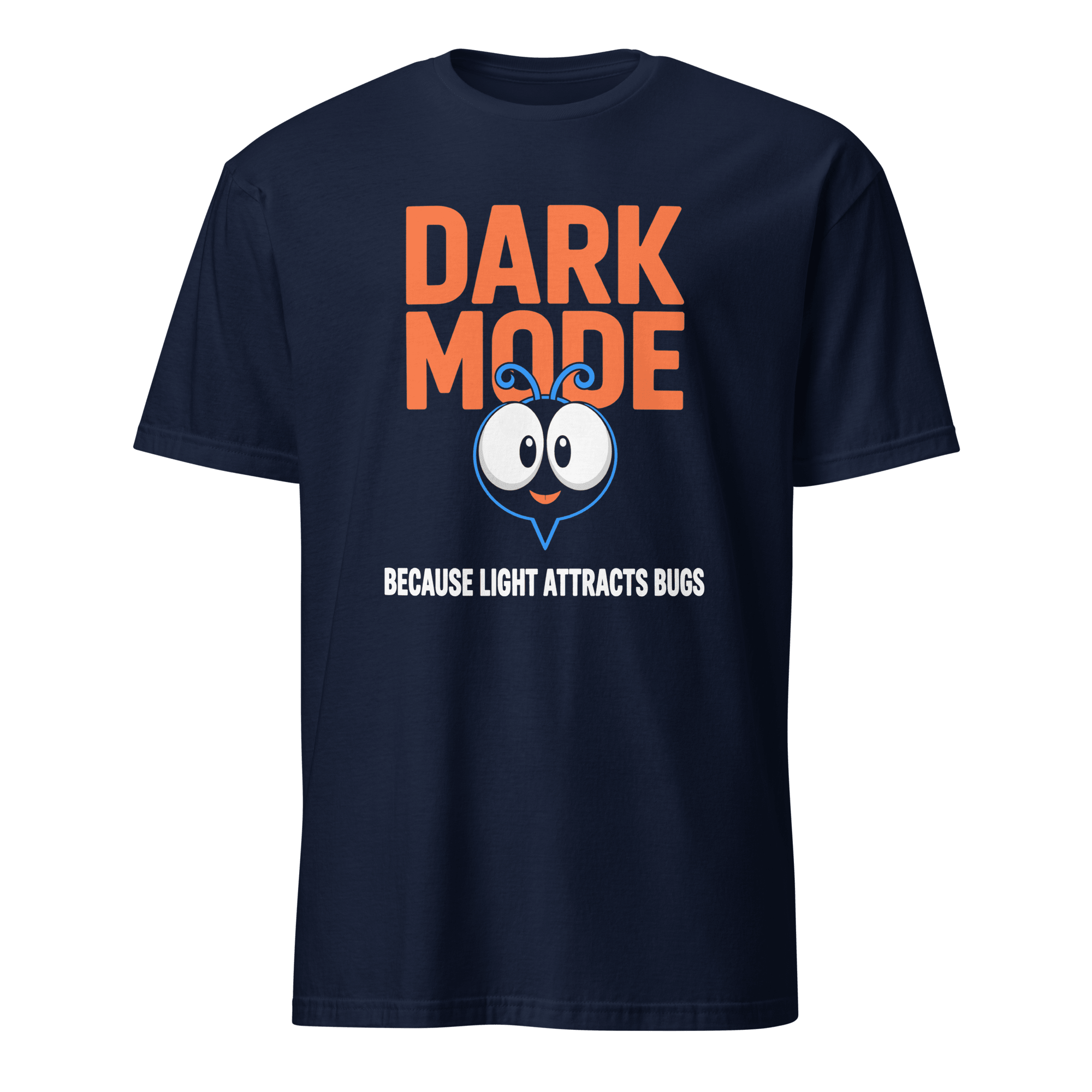 Avoid The Bugs bugs cartoon darkmode - Developer T-shirt - techmerch.io