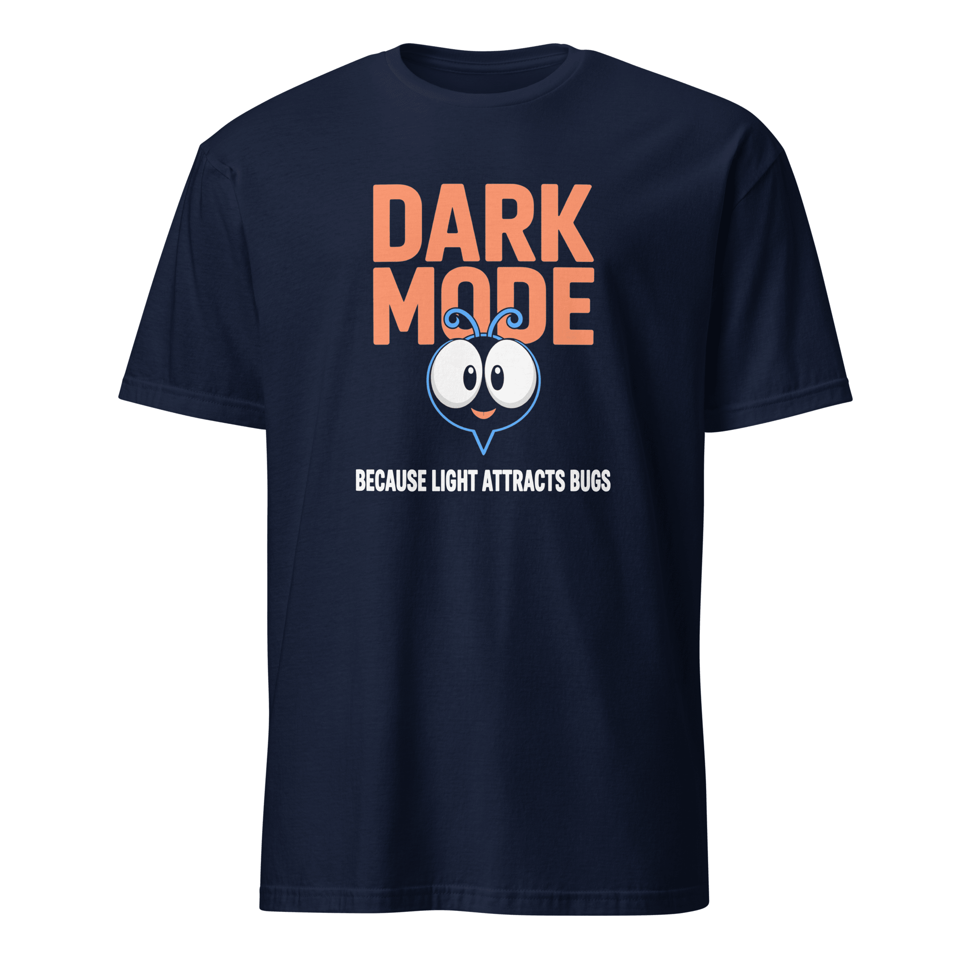 Avoid The Bugs bugs cartoon darkmode - Developer T-shirt - techmerch.io