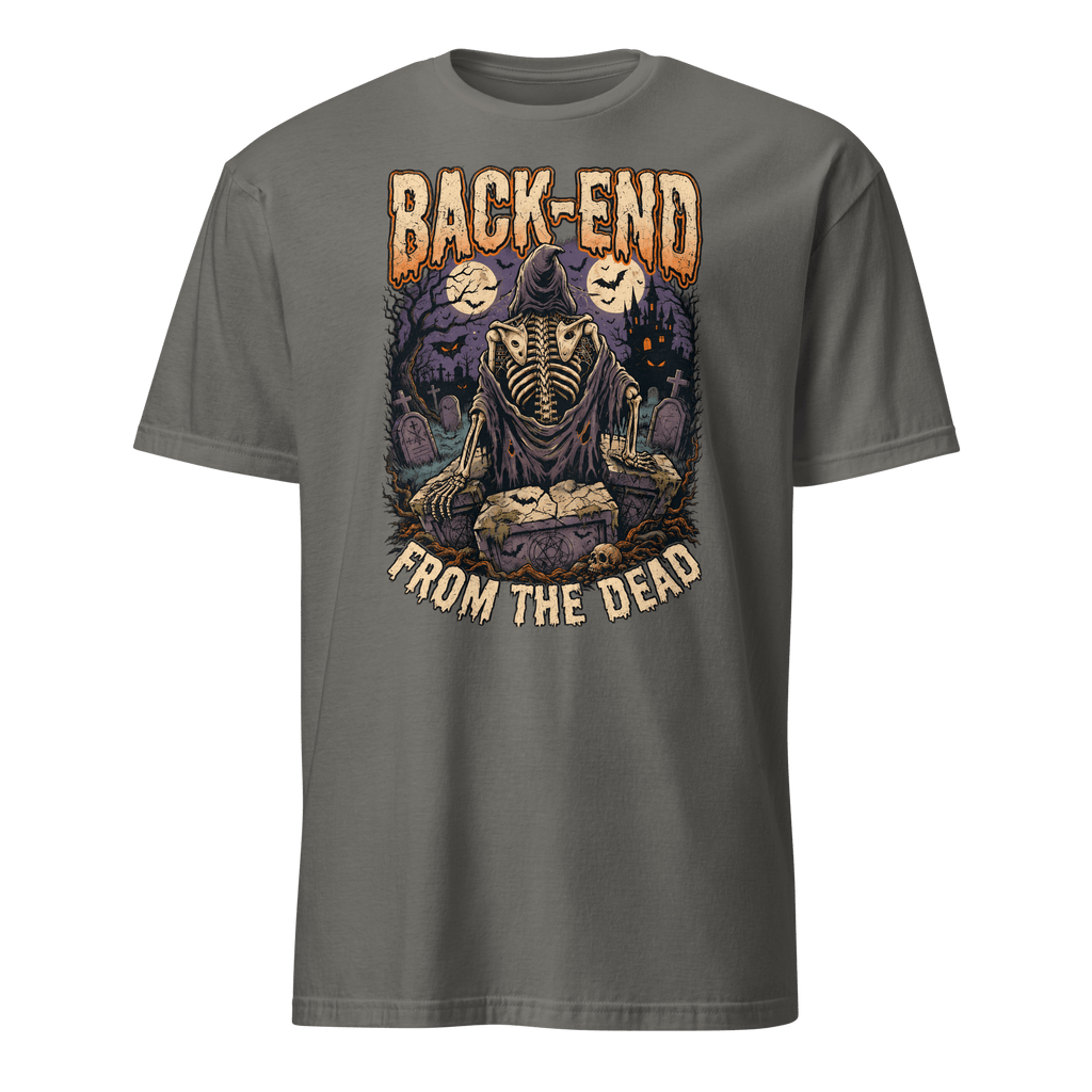 Back-End From The Dead backend cartoon full-search BackEnd From The Dead - Developer T-shirt - techmerch.io