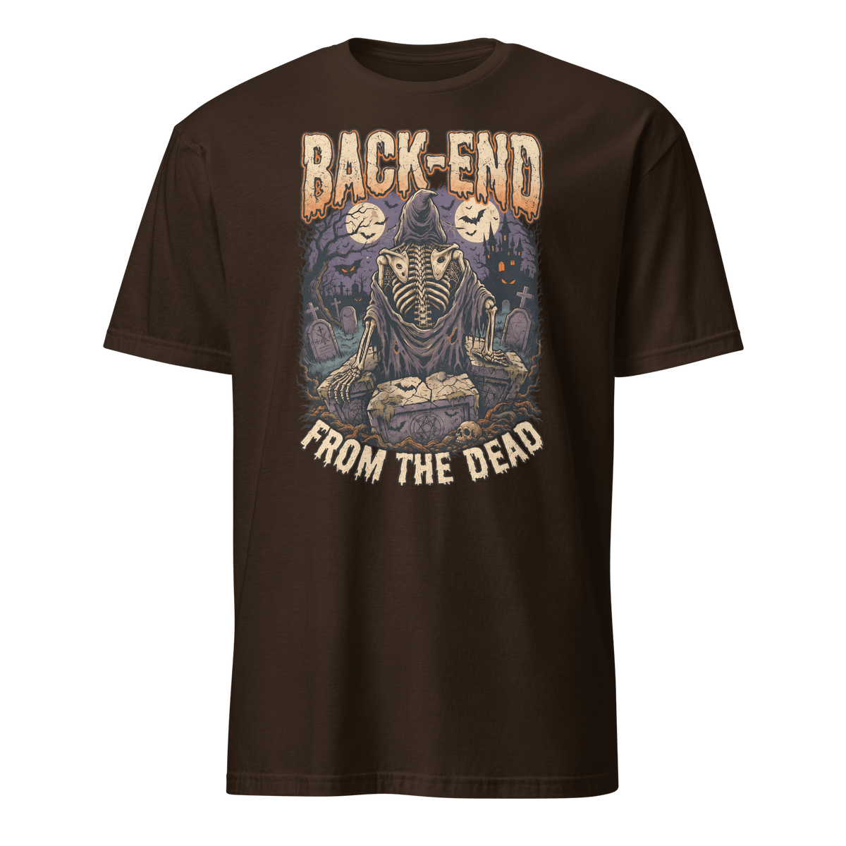Back-End From The Dead backend cartoon full-search BackEnd From The Dead - Developer T-shirt - techmerch.io