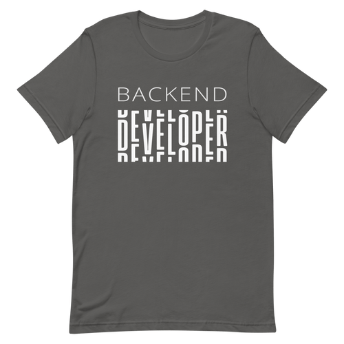 Backend Developer backend coding developer - Developer T-shirt - techmerch.io