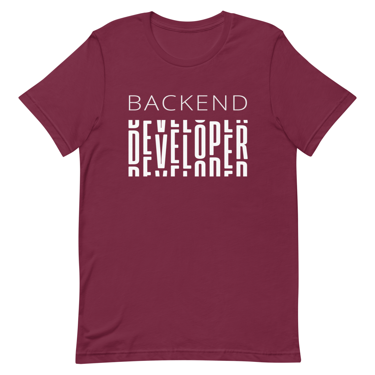 Backend Developer backend coding developer - Developer T-shirt - techmerch.io