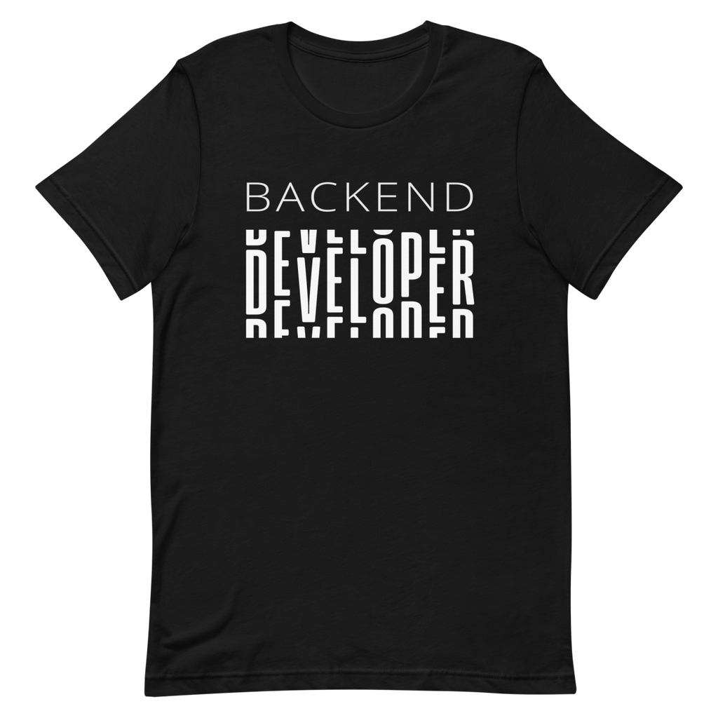 Backend Developer backend coding developer - Developer T-shirt - techmerch.io