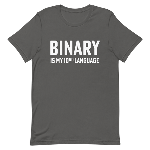Binary 10nd Lang binary developer funny - Developer T-shirt - techmerch.io