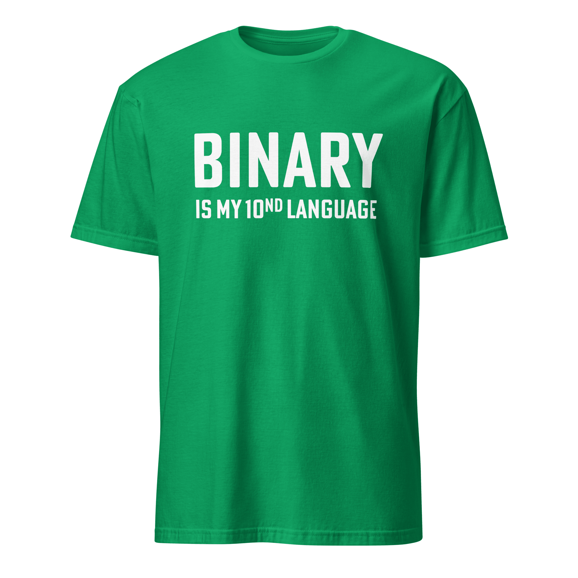 Binary 10nd Lang binary deadpan full - search binary is my 10nd language - Developer T-shirt - techmerch.io