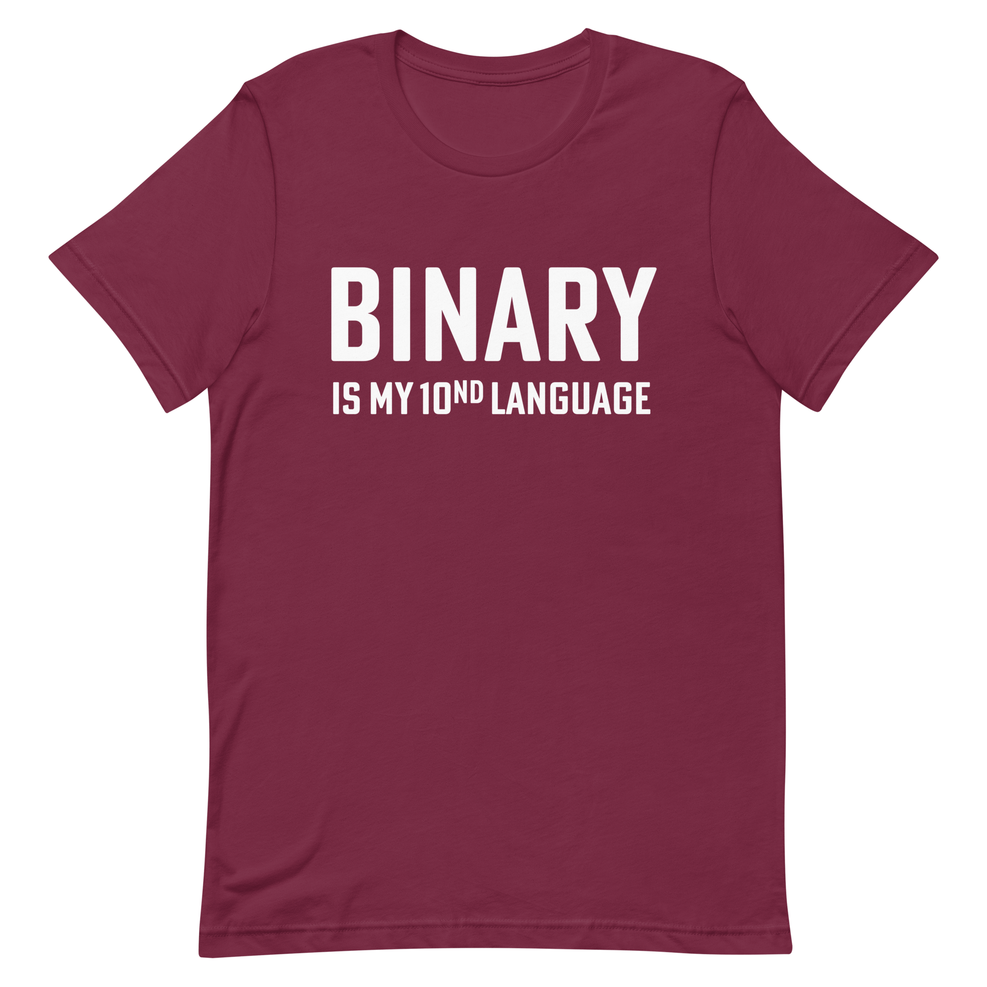 Binary 10nd Lang binary developer funny - Developer T-shirt - techmerch.io