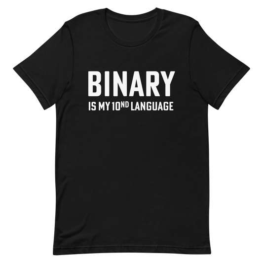 Binary 10nd Lang binary developer funny - Developer T-shirt - techmerch.io